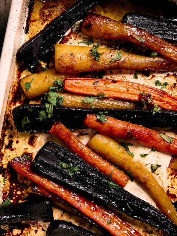 Honey-Roasted Carrots with Garlic and Lemon