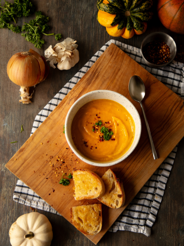 Recipe: Spiced Crown Prince Pumpkin Soup