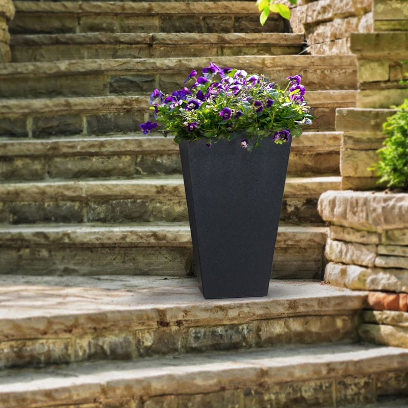50cm plant pot Sonata Planter 50cm Slate From D.T Brown