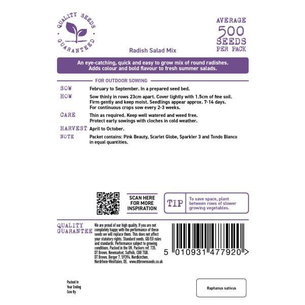 Radish Salad Mix Seeds