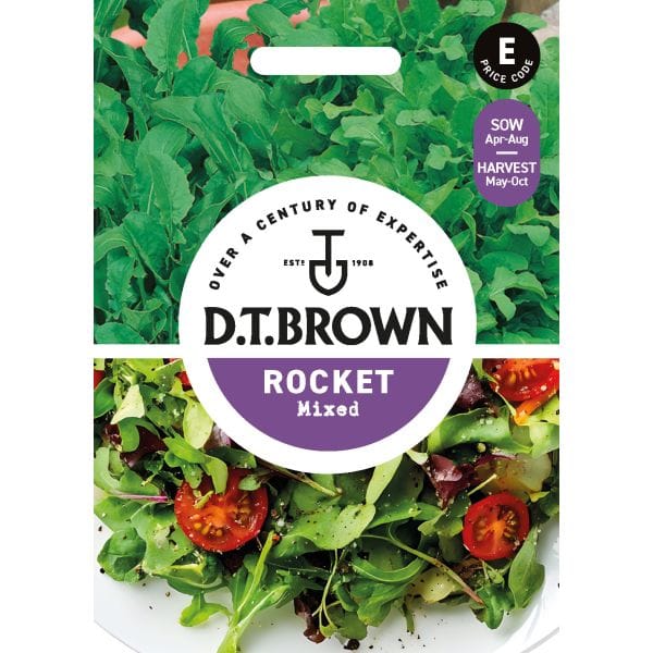 DT Brown VEGETABLE SEEDS Rocket Mixed Seeds
