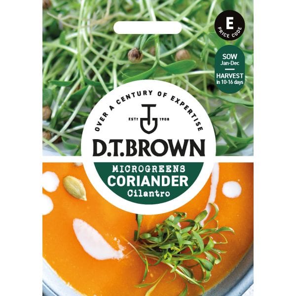 DT Brown VEGETABLE SEEDS Coriander Cilantro Seeds