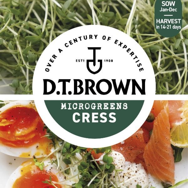 dt-brown VEGETABLE SEEDS Microgreens Cress Seeds