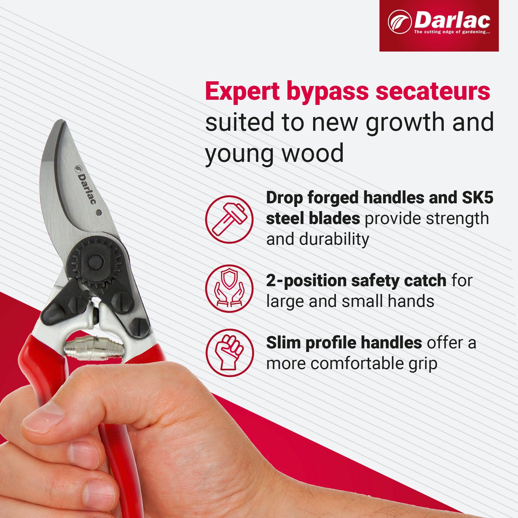 dt-brown HARDWARE Darlac Expert Bypass Secateurs