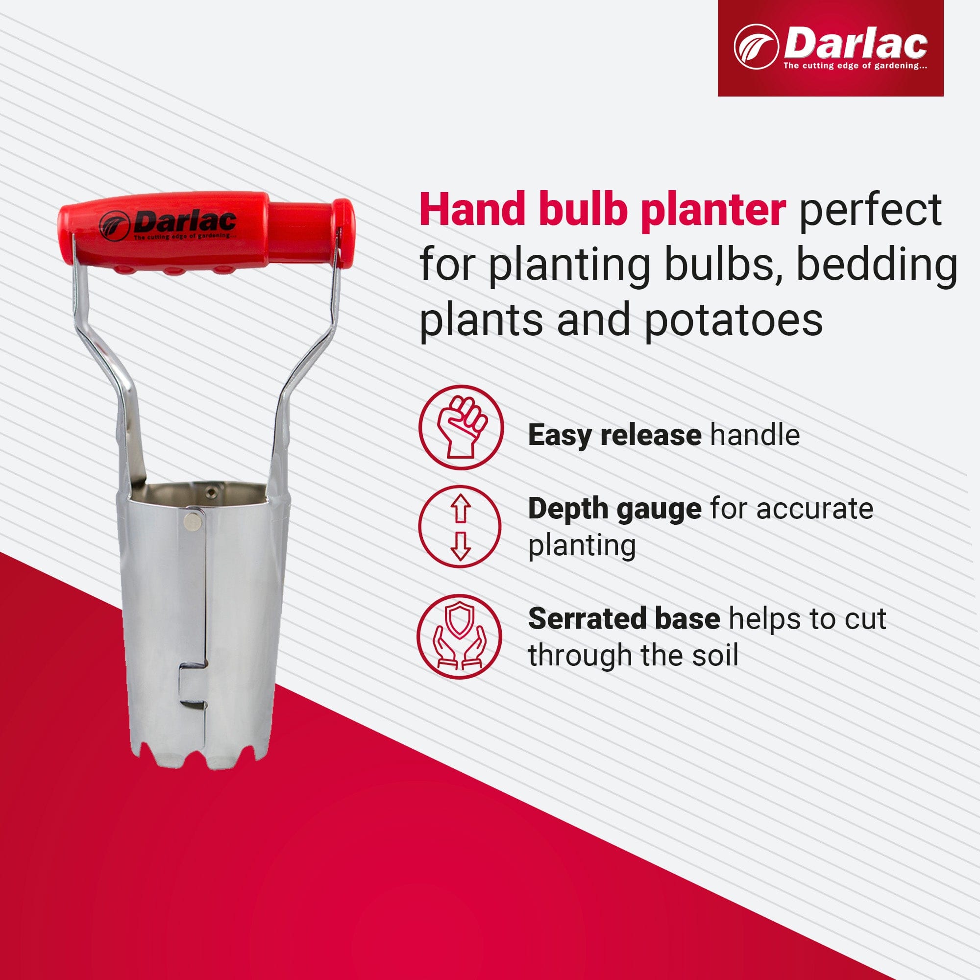 dt-brown HARDWARE Darlac Hand Bulb Planter