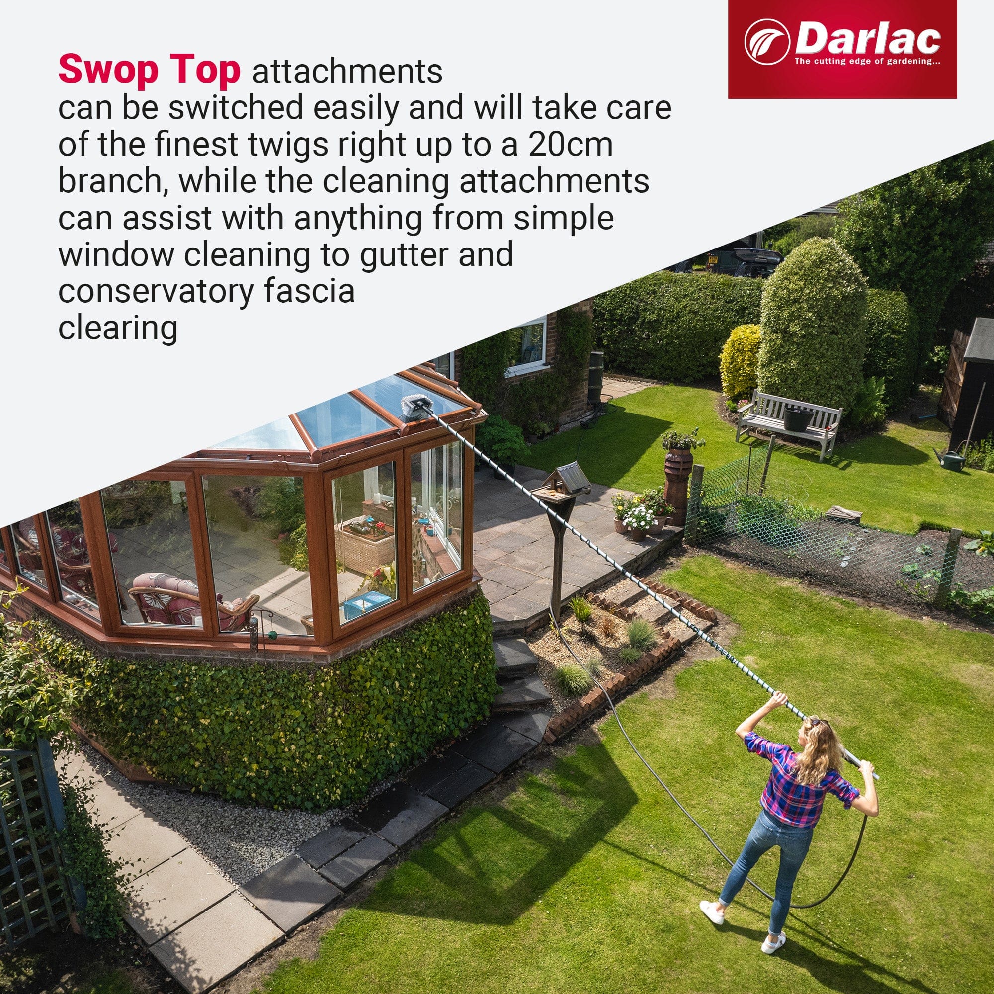 dt-brown HARDWARE Darlac Swop Top All Around Soft Brush