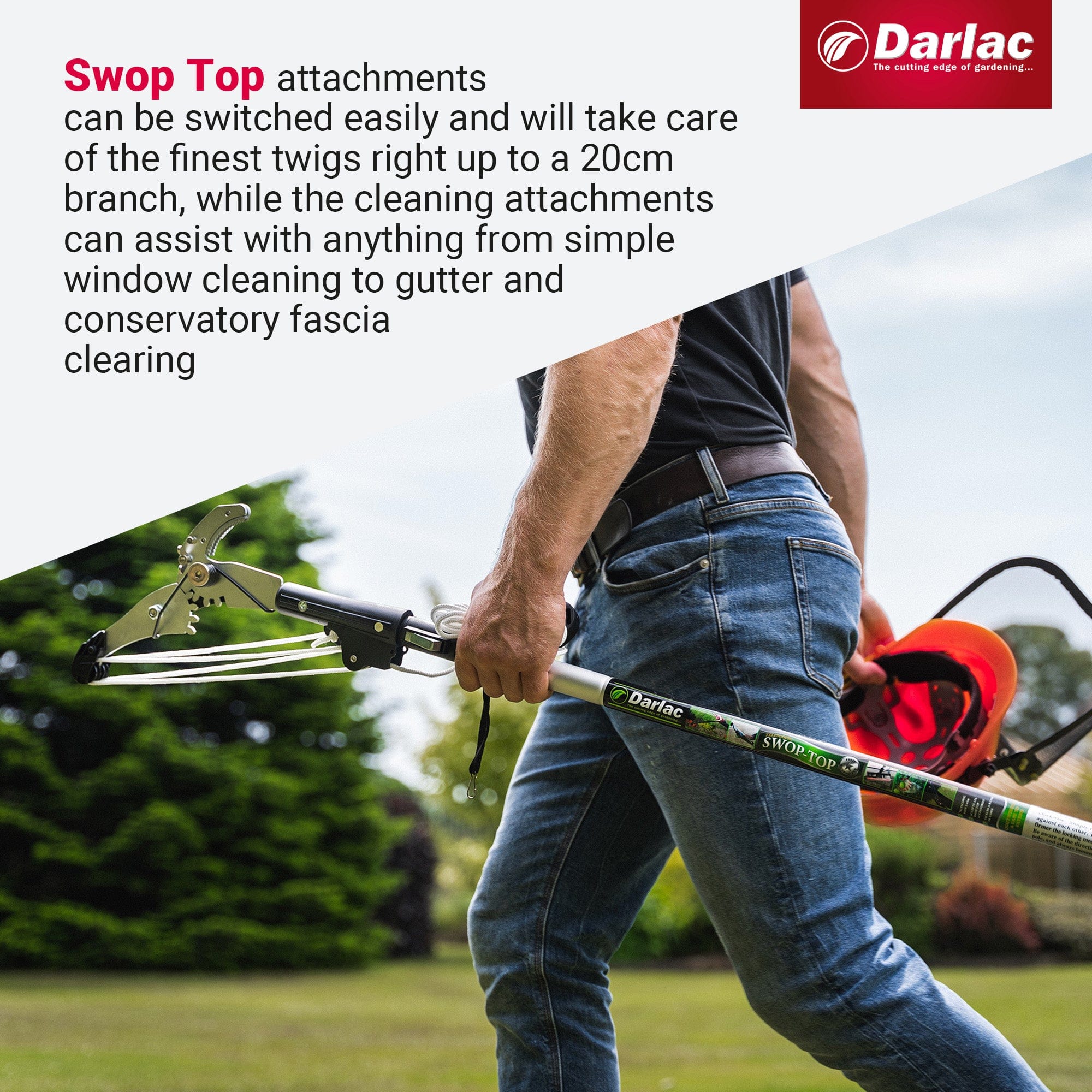 dt-brown HARDWARE Darlac Swop Top Geared Anvil Tree Pruner Head