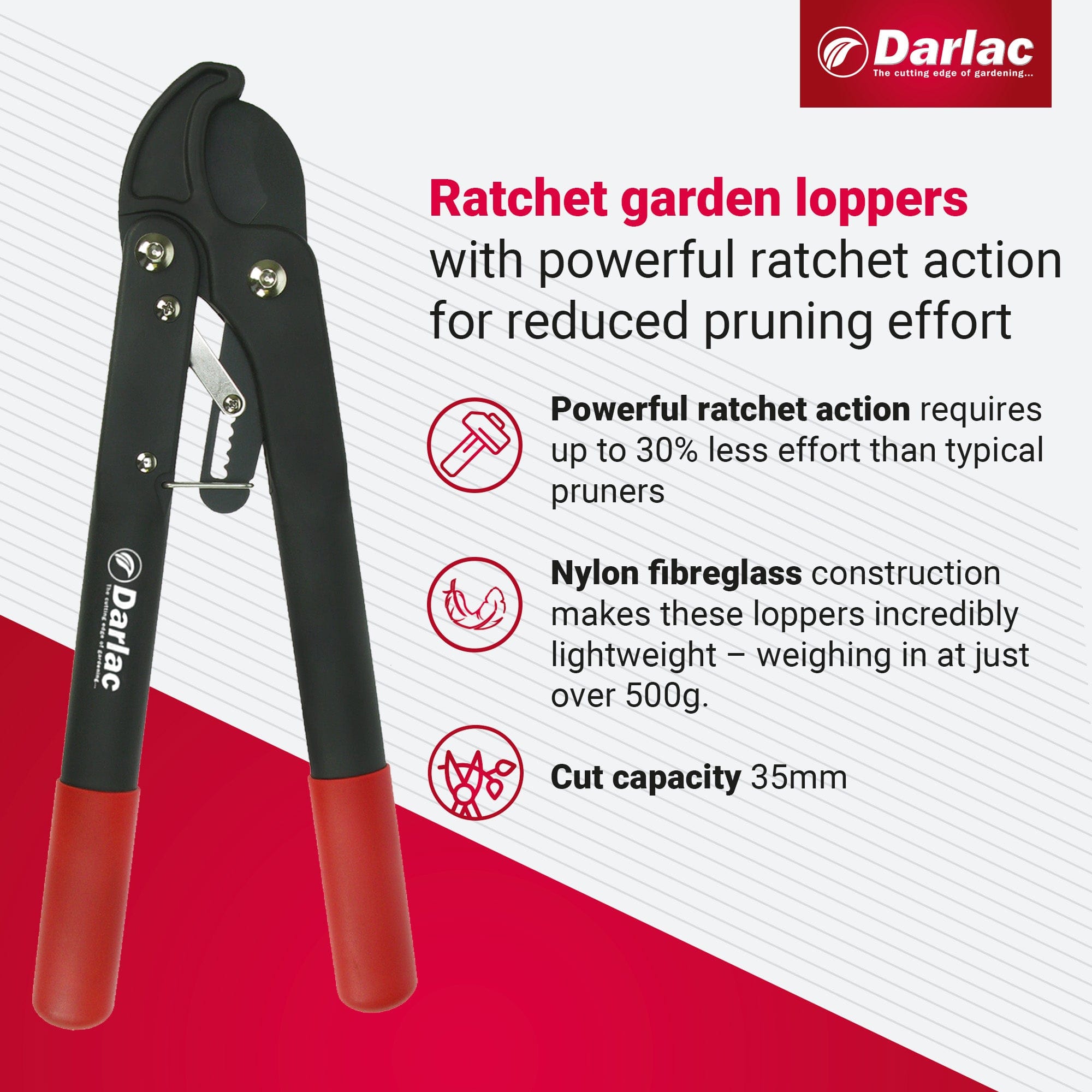 dt-brown HARDWARE Darlac Handy Ratchet Lopper
