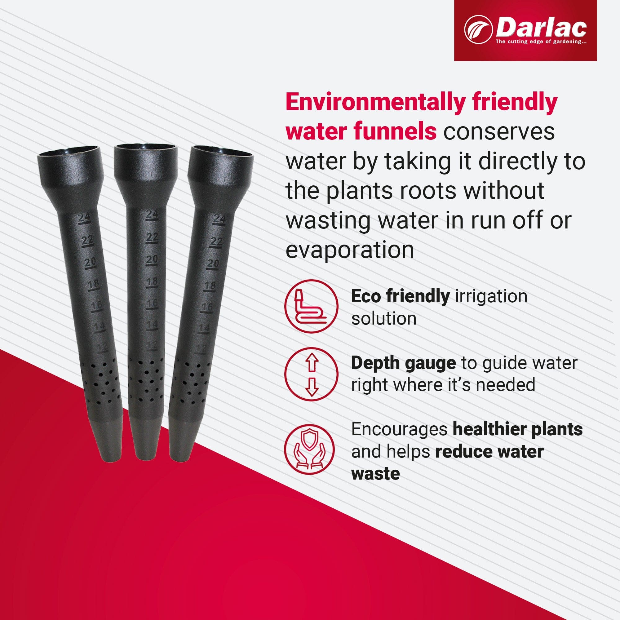 dt-brown HARDWARE Darlac Root Watering Funnels