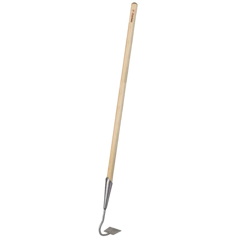 dt-brown HARDWARE Darlac Bamboo Narrow Draw Hoe Long Handle