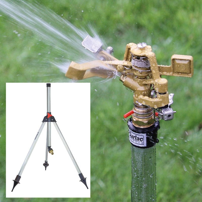 dt-brown HARDWARE Sprinkler Head & Adjustable Tripod Set