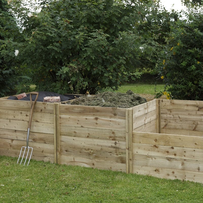 dt-brown HARDWARE Slot Down Compost Bin Extension Kit