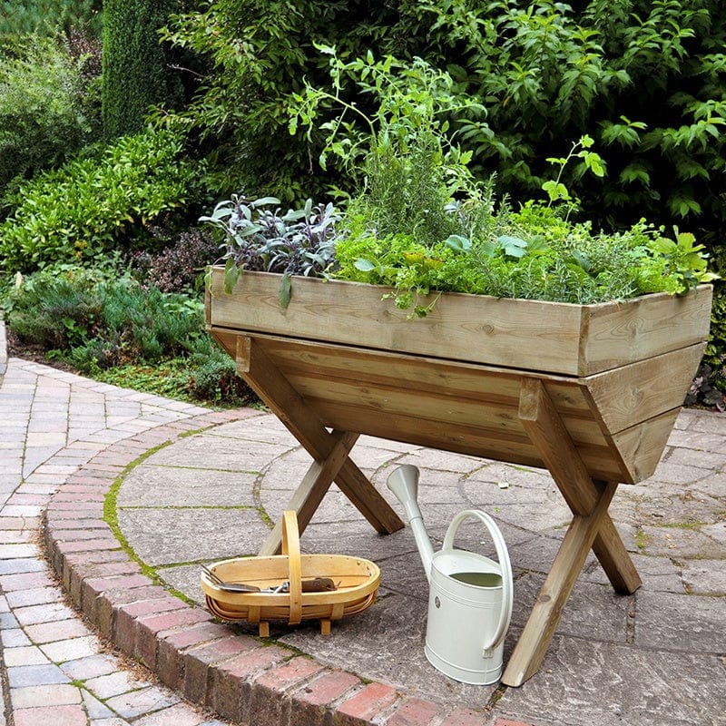 dt-brown HARDWARE Kitchen Garden Wooden Trough