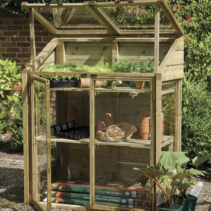 dt-brown HARDWARE Mini Garden Greenhouse