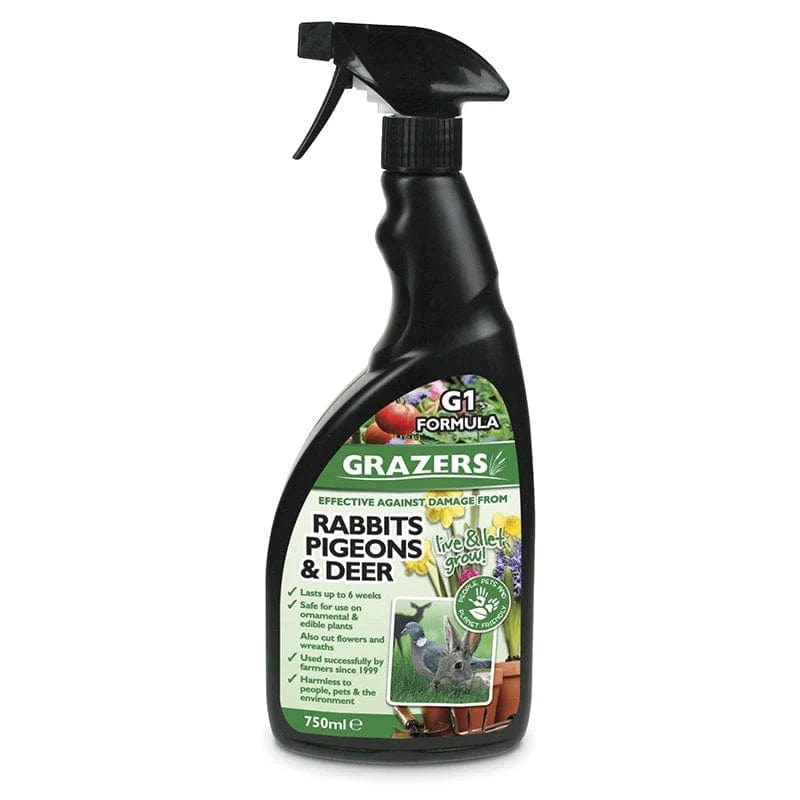 dt-brown HARDWARE Grazers Rabbits, Pigeons & Deer Spray 750ml and Concentrate 375ml x2