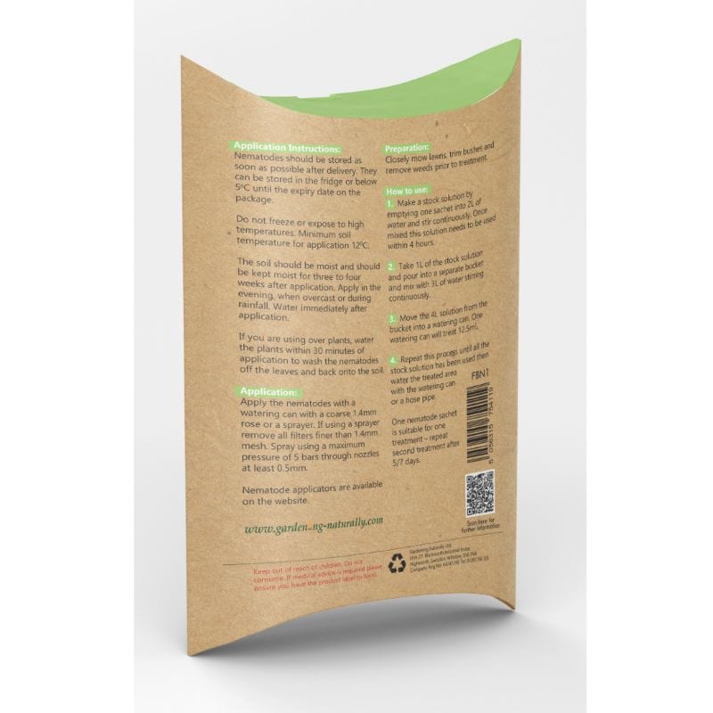 dt-brown HARDWARE Flea and Flea Beetle Control Nematodes 25sqm x 2 (2 sachets)