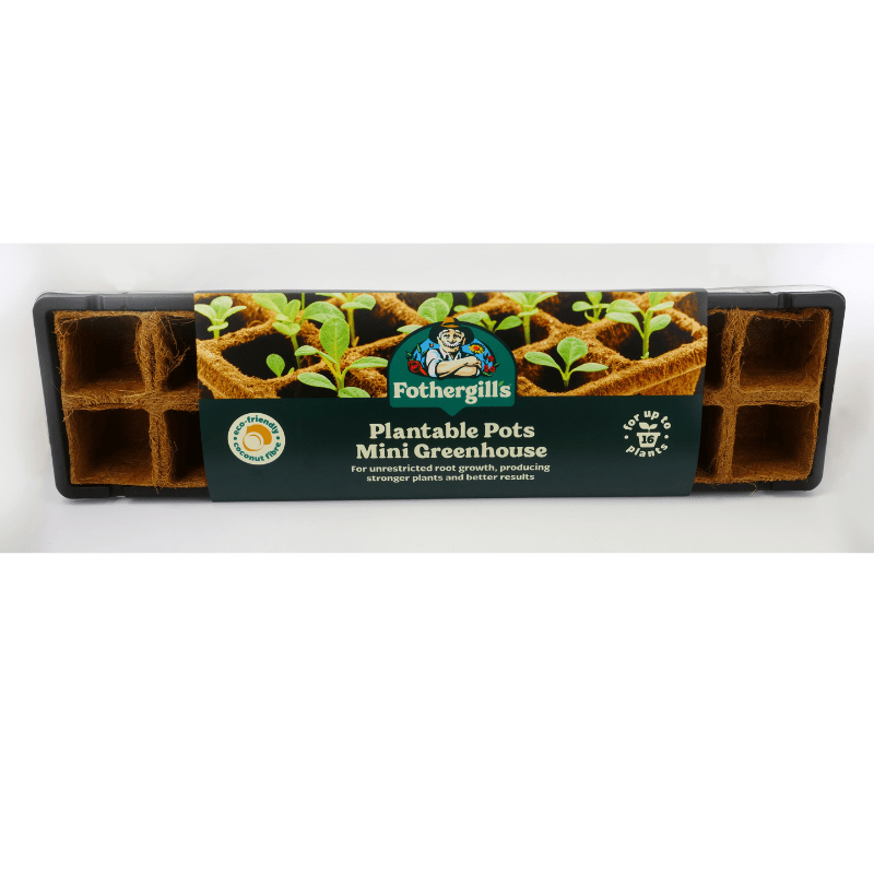 dt-brown HARDWARE Plantable Pots Greenhouse Kit (16 plants)