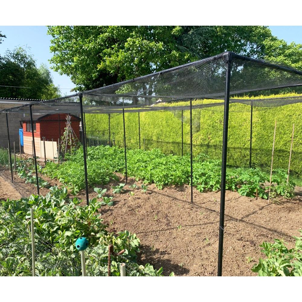 Premium Walk In Aluminium Fruit & Veg Cage with Butterfly Netting