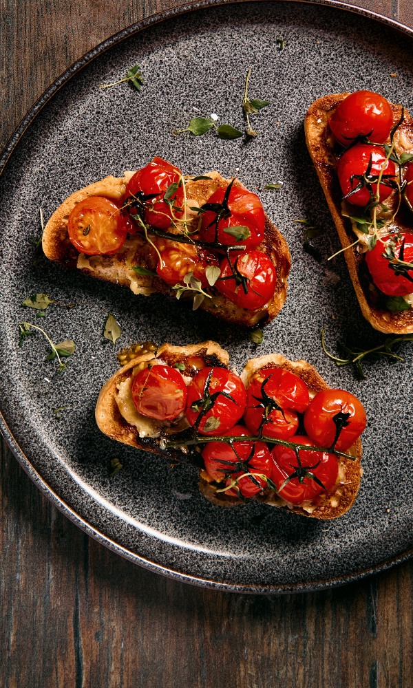 Recipe: Roasted Tomatoes with Confit Garlic on Toast