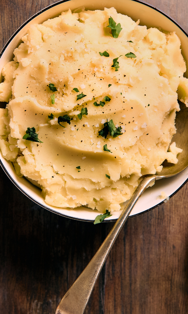 Creamy mashed turnips & potatoes