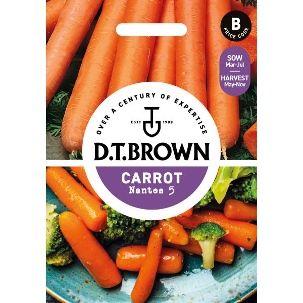 Carrot Nantes 5 Seeds