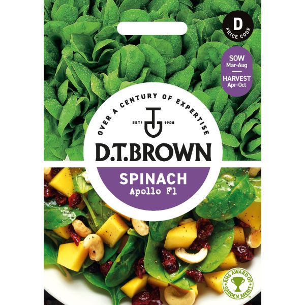 Spinach Apollo F1 Seeds