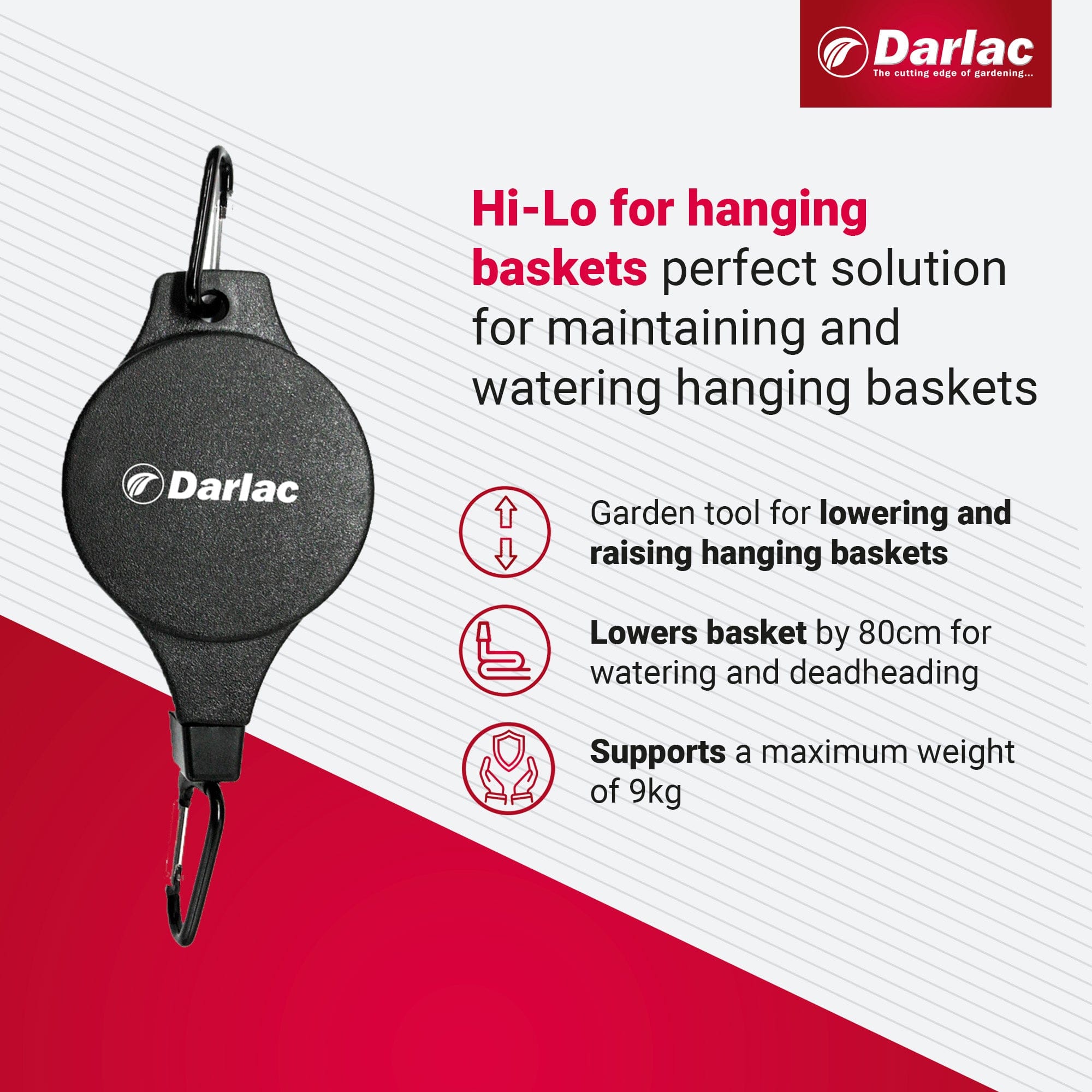 dt-brown HARDWARE Darlac Hi-Lo for Hanging Baskets