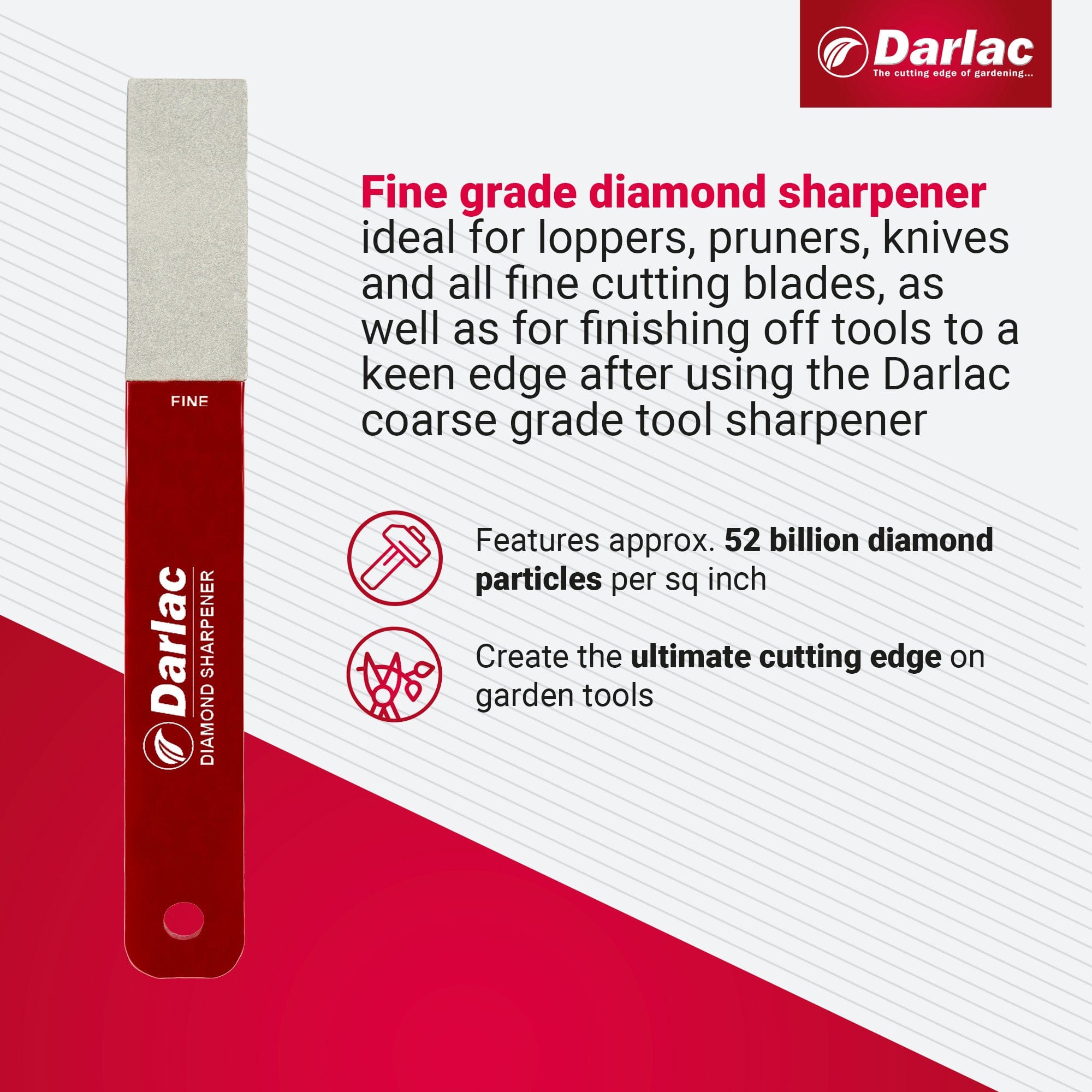 dt-brown HARDWARE Darlac Diamond Sharpener Fine Grade