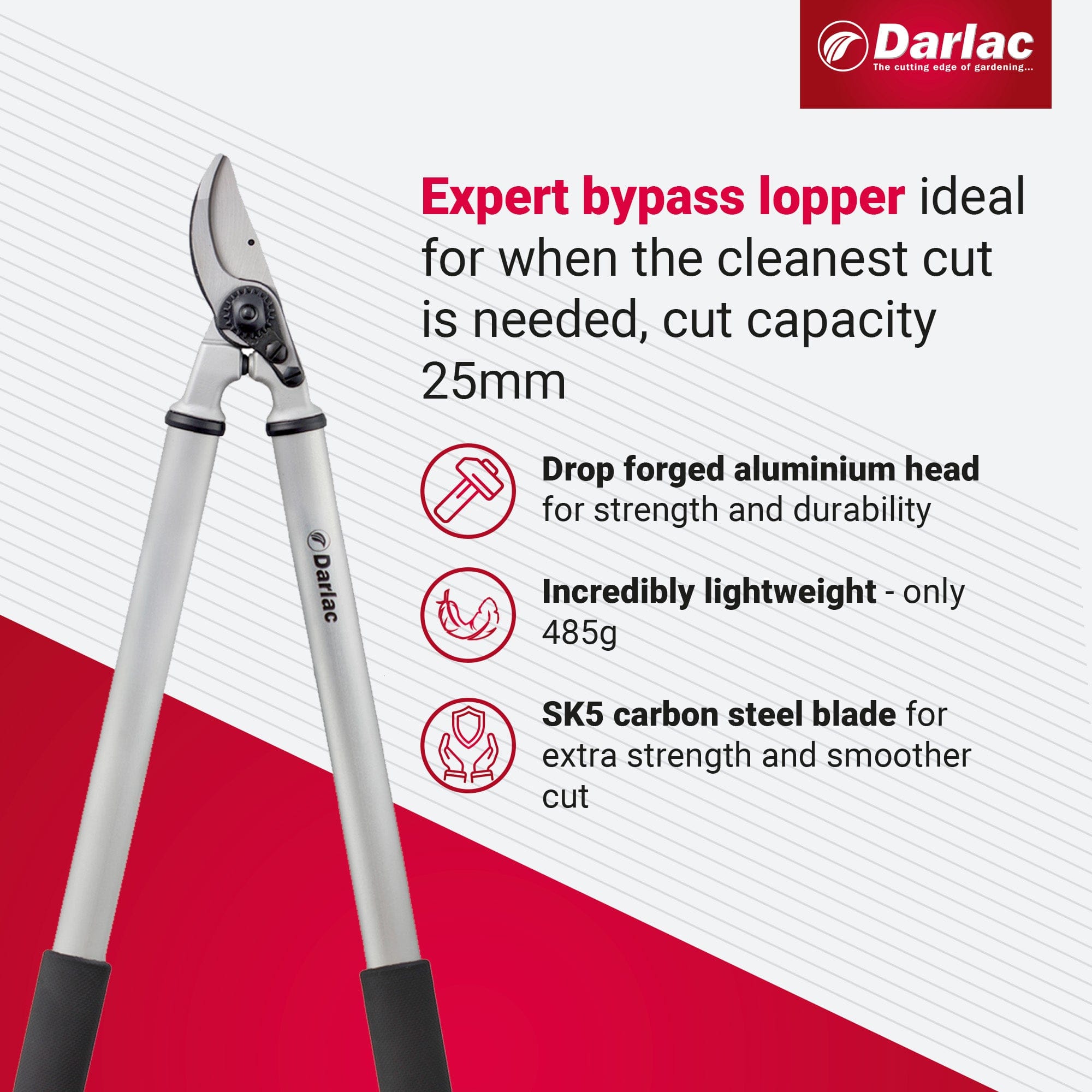 dt-brown HARDWARE Darlac Expert Fine Bypass Lopper