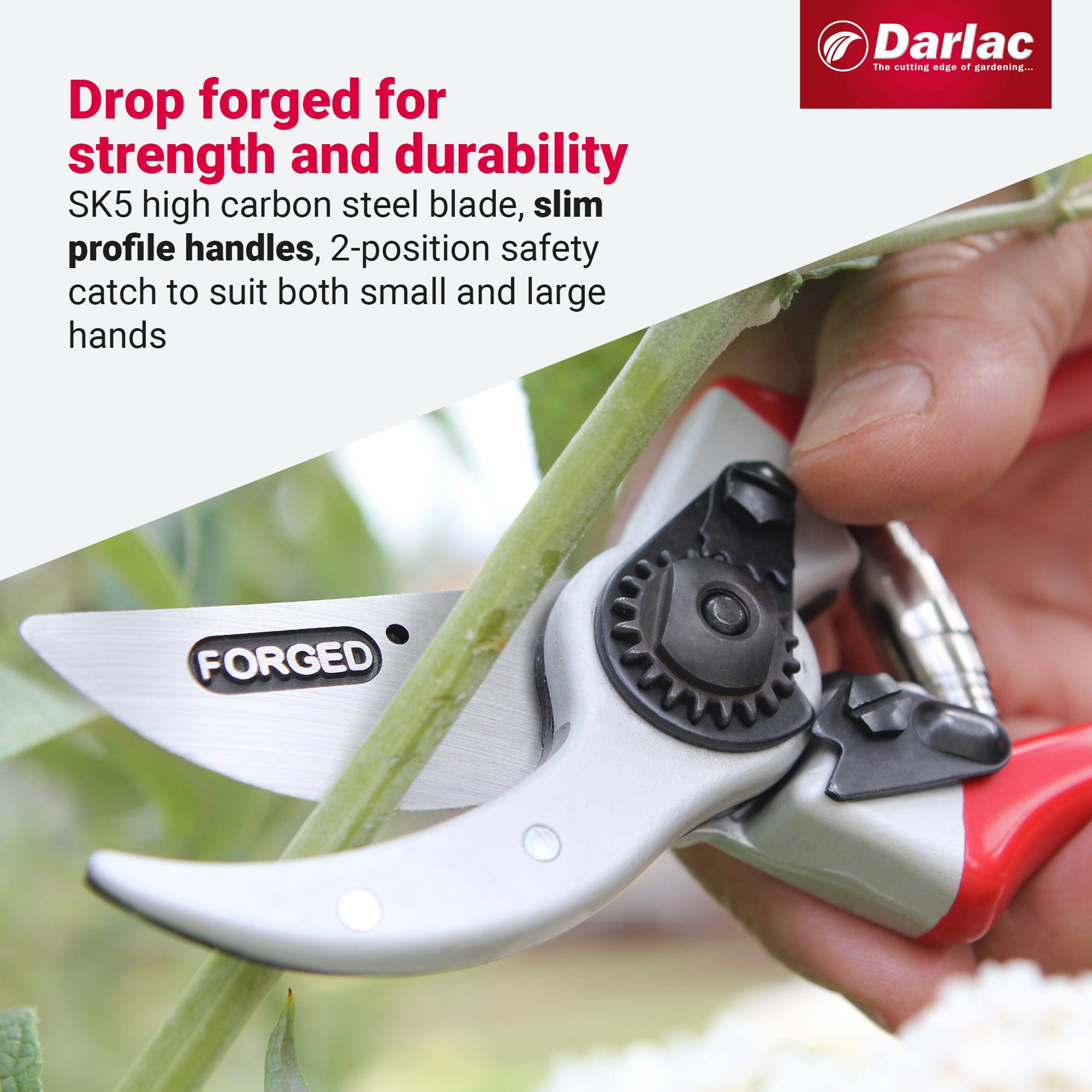 dt-brown HARDWARE Darlac Expert Drop Forged Secateurs