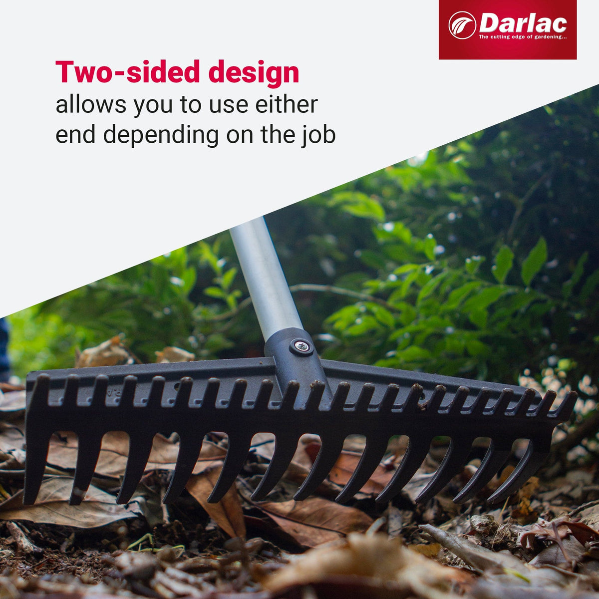 Dual Rake Head Darlac Telescopic Double Sided Rake From D.T. Brown