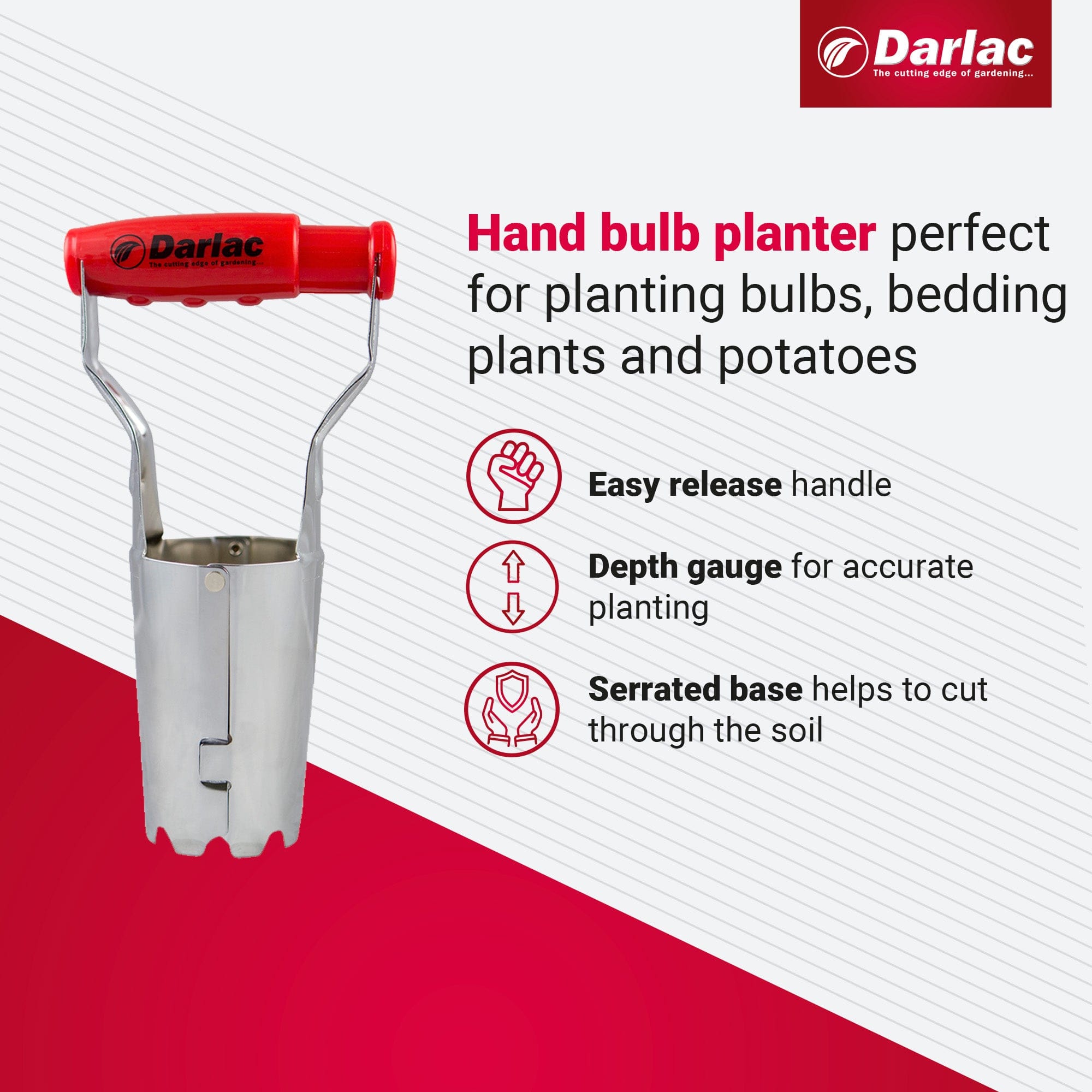 dt-brown HARDWARE Darlac Hand Bulb Planter