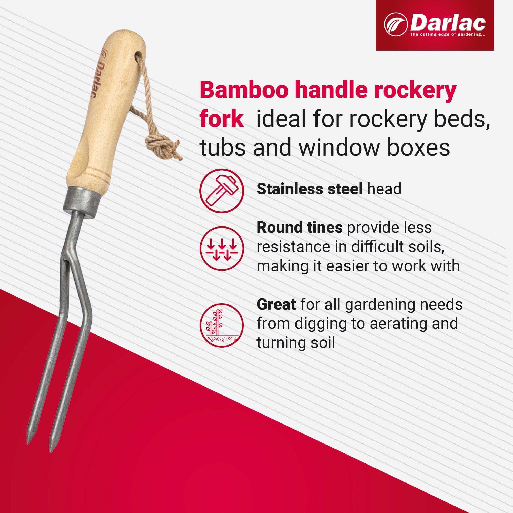 Darlac Bamboo Rockery Fork
