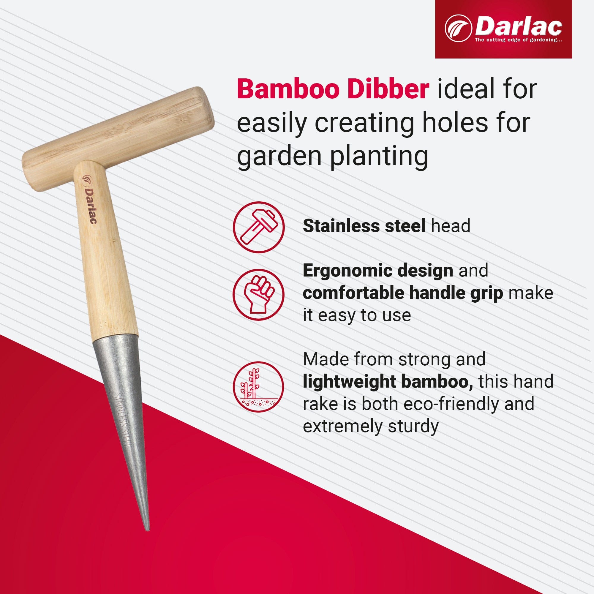 dt-brown HARDWARE Darlac Bamboo Dibber