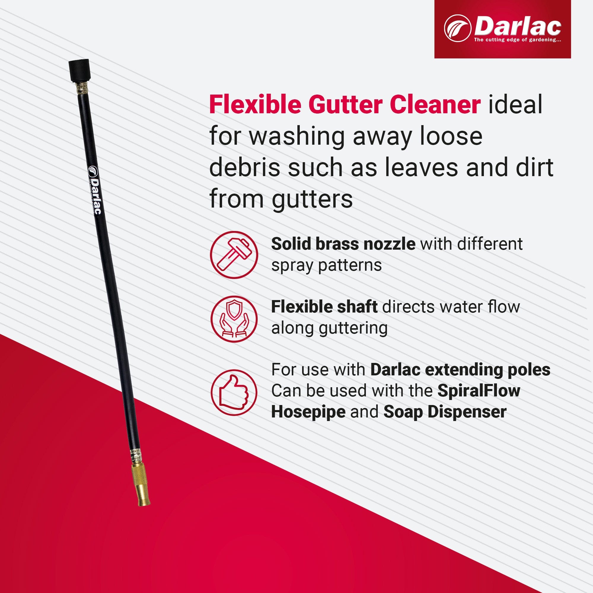 dt-brown HARDWARE Darlac Swop Top Flexible Gutter Cleaner