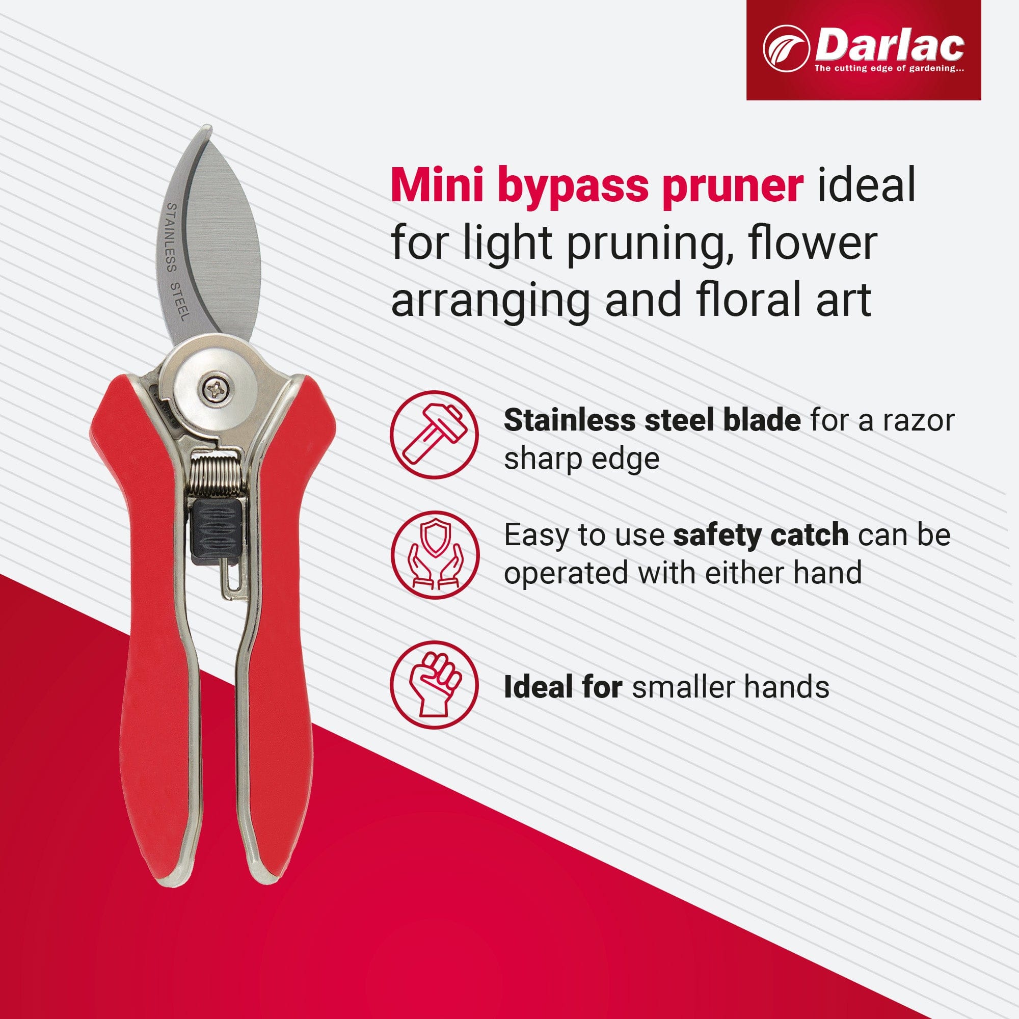 dt-brown HARDWARE Darlac Mini Bypass Secateurs