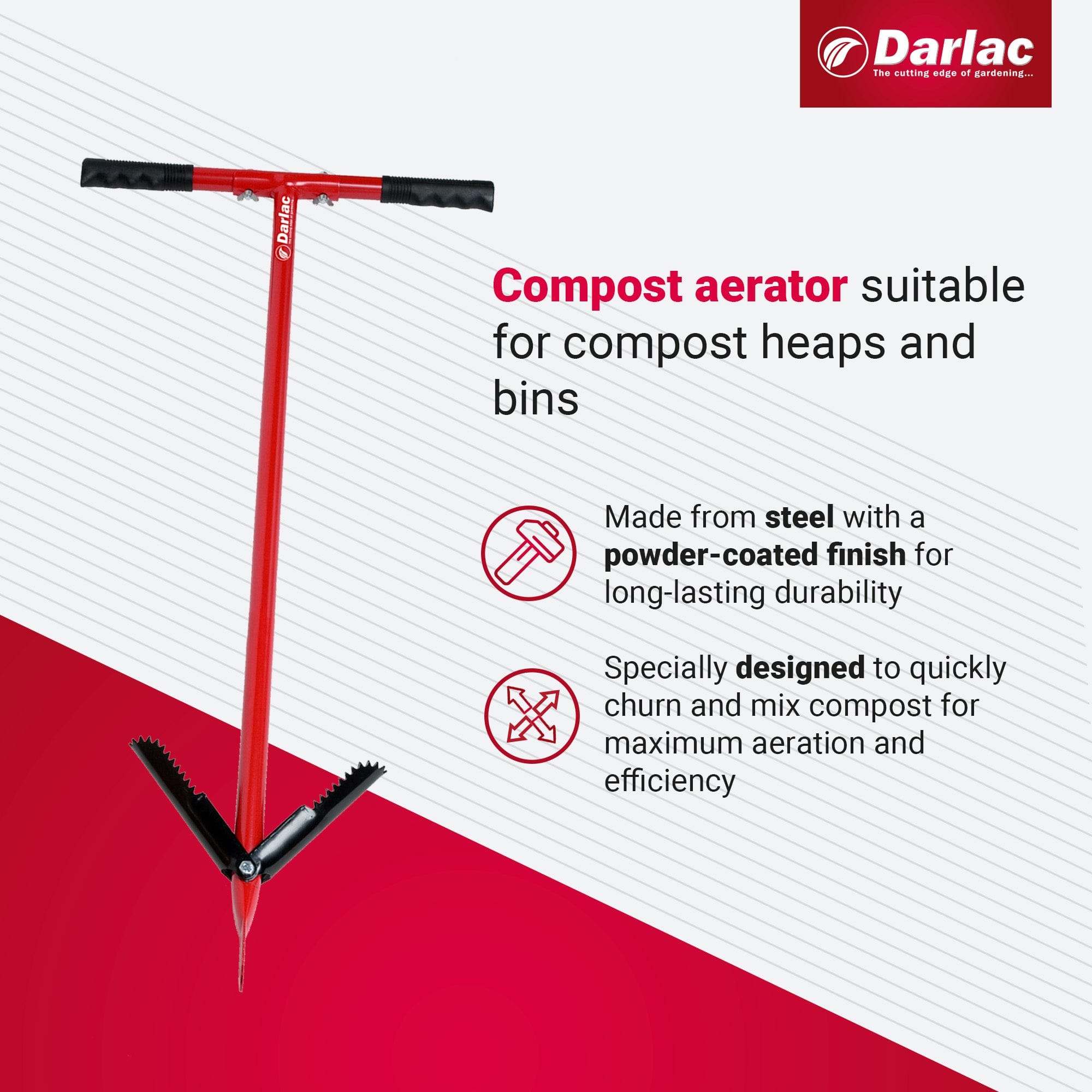 dt-brown HARDWARE Darlac Compost Aerator