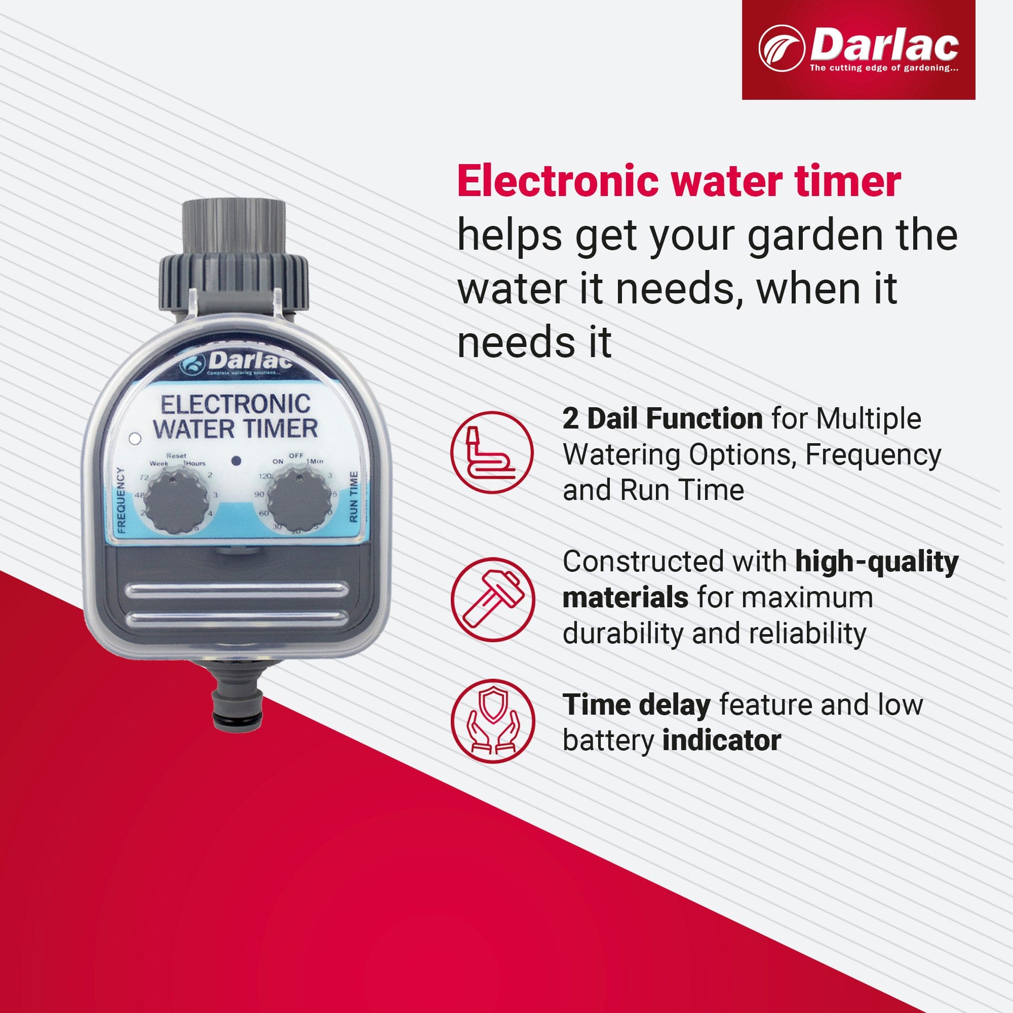 dt-brown HARDWARE Darlac Electronic Water Timer