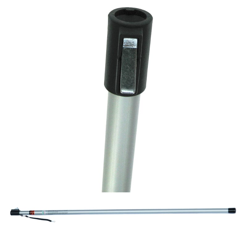 dt-brown HARDWARE Darlac Swap Top Two Section Telescopic Aluminium Pole 2.44m