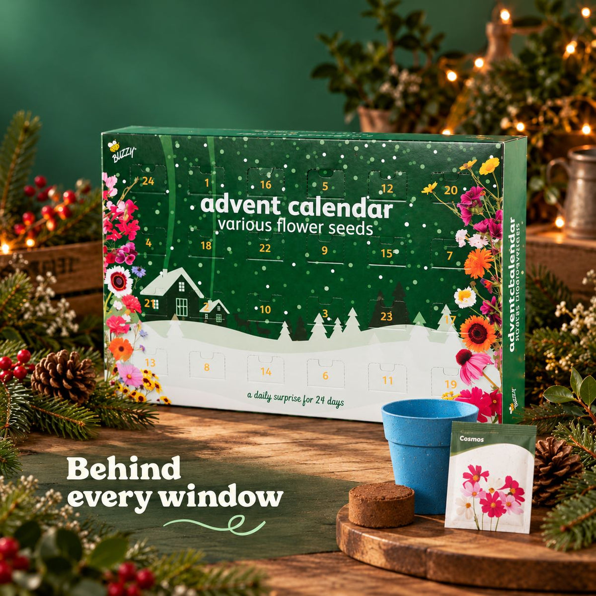 Grow Your Own - Flower Seed Christmas Advent Calendar