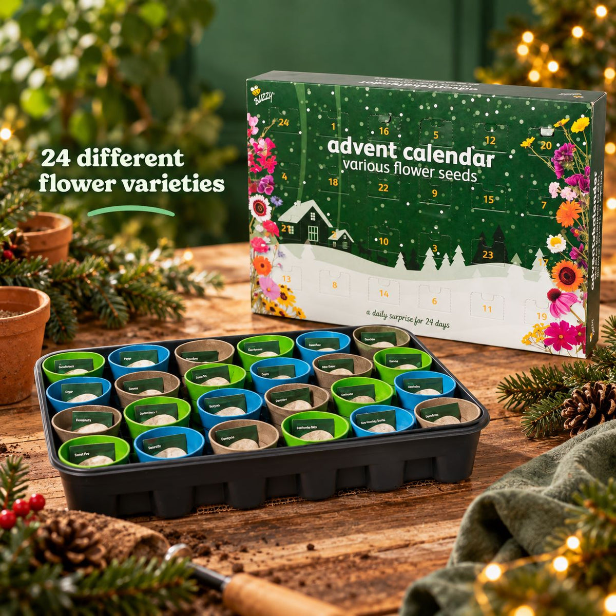 Grow Your Own - Flower Seed Christmas Advent Calendar