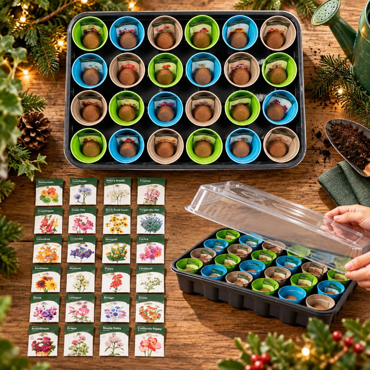 Grow Your Own - Flower Seed Christmas Advent Calendar