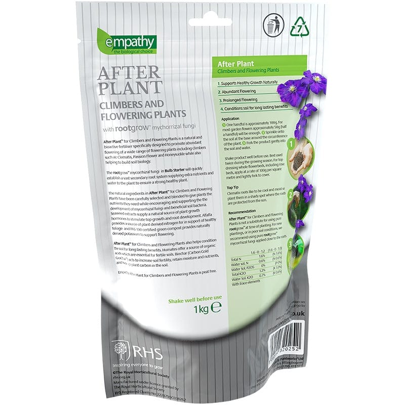 dt-brown HARDWARE Empathy AfterPlant Food for Climbers and Flowering Plants 1kg