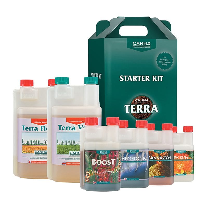 dt-brown HARDWARE CANNA TERRA Nutrients and Additives Starter Kit