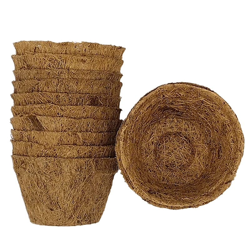 dt-brown HARDWARE Coco Coir Pots 8cm x 20