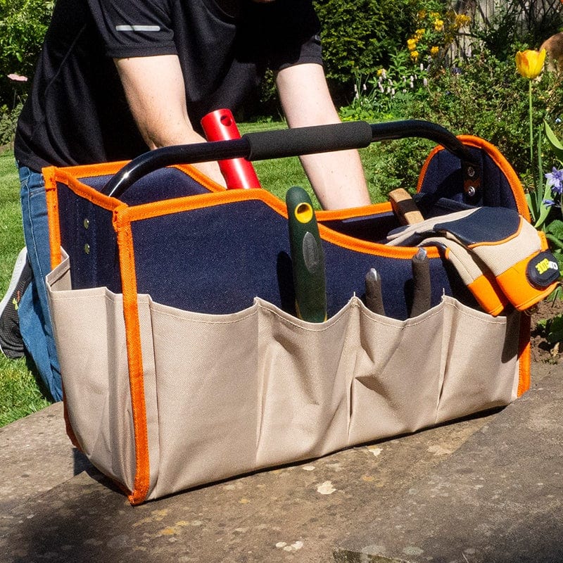 dt-brown HARDWARE Rigid Tool Bag Orange/Navy