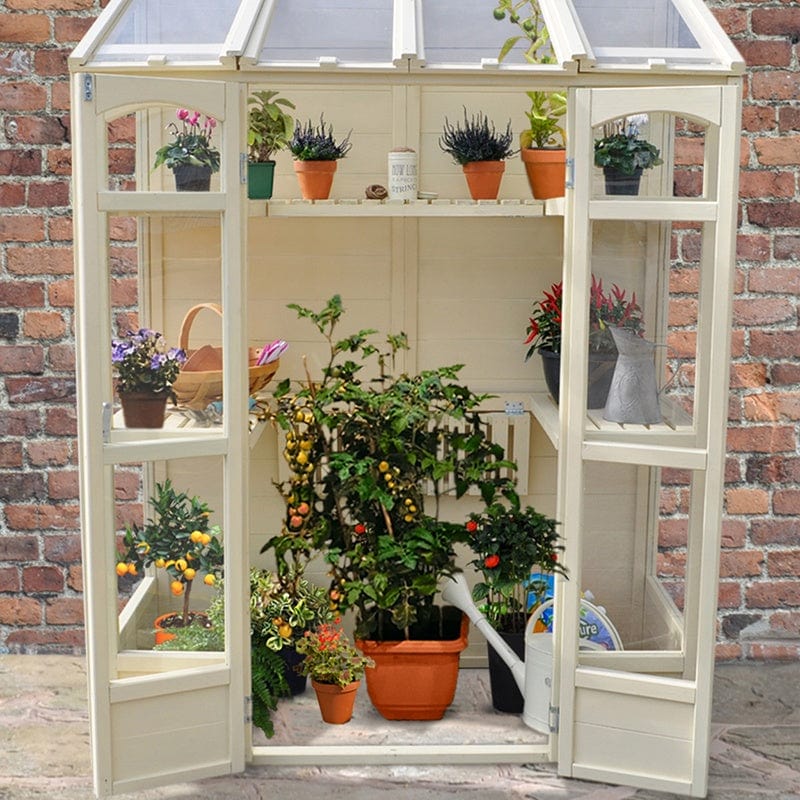 dt-brown HARDWARE Victorian Tall Wall Greenhouse
