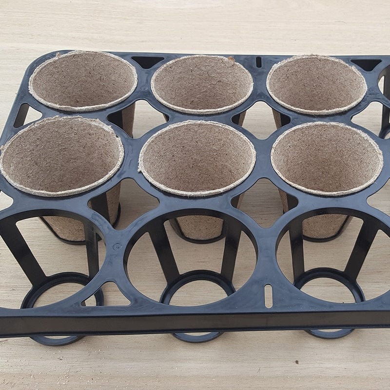 dt-brown HARDWARE Skelly Trays with Jiffy Pots and  Replacement Jiffy Pots