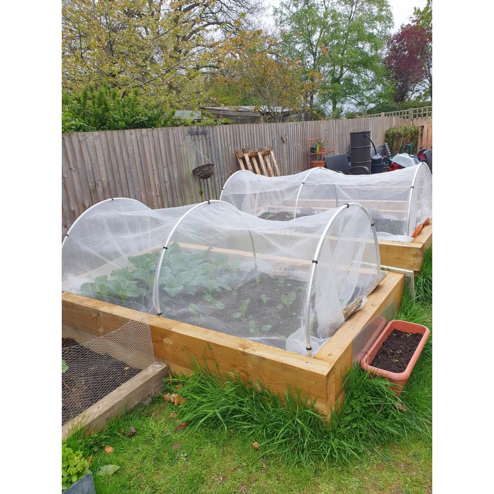Round Aluminium Hoops for Garden Tunnel Cloches