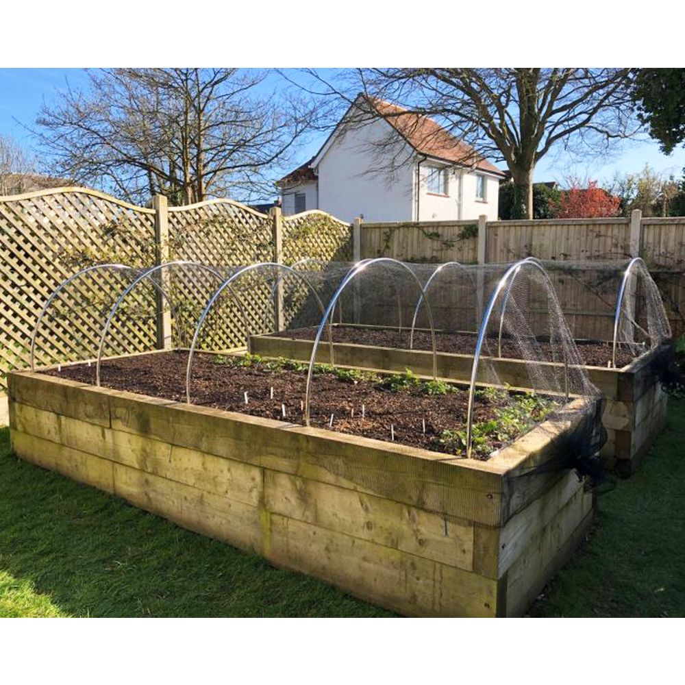 Round Aluminium Hoops for Garden Tunnel Cloches